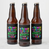 Étiquette Pour Bouteilles De Bière Cool enseignant en sciences (Bouteilles)
