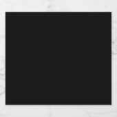 Étiquette Pour Bouteilles De Bière couleur noir (Étiquettes simples)