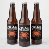 Étiquette Pour Bouteilles De Bière Crabe Whisperer Vintage (Bouteilles)