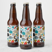 Étiquette Pour Bouteilles De Bière Crazy head (Bouteilles)