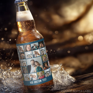 Étiquette Pour Bouteilles De Bière Créer un collage de photos funky avec 27 photos