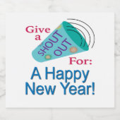 Étiquette Pour Bouteilles De Bière Criez pour une bonne année (Étiquettes simples)