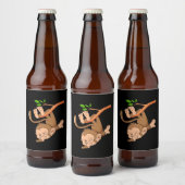 Étiquette Pour Bouteilles De Bière Dabing Dance Singe (Bouteilles)