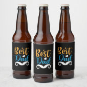 Étiquette Pour Bouteilles De Bière Daddy Gift Best Papa (Bouteilles)