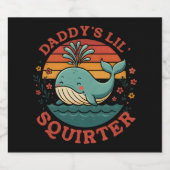 Étiquette Pour Bouteilles De Bière Daddy Little Whale (Étiquettes simples)