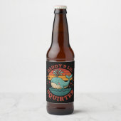 Étiquette Pour Bouteilles De Bière Daddy Little Whale (Devant)