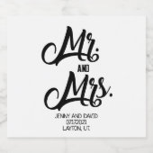 Étiquette Pour Bouteilles De Bière DÉCORATION mariage, VIN, FAVEUR MARIAGE (Étiquettes simples)