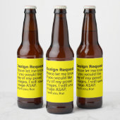 Étiquette Pour Bouteilles De Bière Demande de conception (Bouteilles)