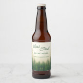 Étiquette Pour Bouteilles De Bière Dernier Sentier Avant La Bachelorette Du Voile (Devant)