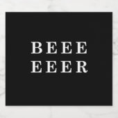 Étiquette Pour Bouteilles De Bière Design Beer, Bière (Étiquettes simples)