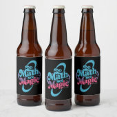 Étiquette Pour Bouteilles De Bière Do Math Not Magic Math Lovers (Bouteilles)