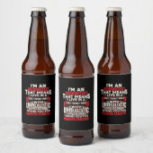 Étiquette Pour Bouteilles De Bière Don comptable | Je Suis Comptable (Bouteilles)