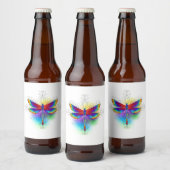 Étiquette Pour Bouteilles De Bière Dragonfly en arc-en-ciel (Bouteilles)