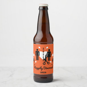 Étiquette Pour Bouteilles De Bière Drôle Divorce Sympathy Dons