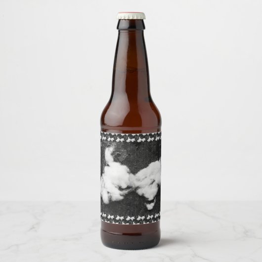 Étiquette Pour Bouteilles De Bière duvet (Devant)