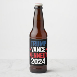 Étiquette Pour Bouteilles De Bière Élection Trump Vance Kennedy Président 2024