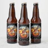 Étiquette Pour Bouteilles De Bière Electric Guitar Ocean Sunset (Bouteilles)