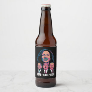 Étiquette Pour Bouteilles De Bière Espoir Haine Guérir S'élever Kamala 2024