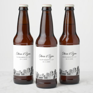 Étiquette Pour Bouteilles De Bière Étiquette de bière personnalisée sur les monuments