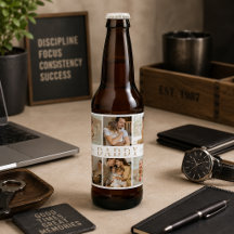 Étiquette de bière pour la fête des pères "Papa" a