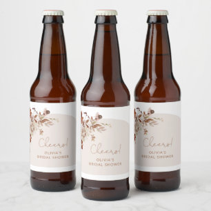 Étiquette Pour Bouteilles De Bière Étiquette de bouteille de bière pour une baby show