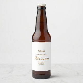 Étiquette Pour Bouteilles De Bière Étiquette de bouteille de vin de mariage bohème en