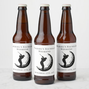 Étiquette Pour Bouteilles De Bière Étiquette de bouteille personnalisé Bachelor Gol