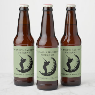Étiquette Pour Bouteilles De Bière Étiquette de bouteille personnalisé Bachelor Gol