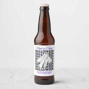 Étiquette Pour Bouteilles De Bière Étiquette de bouteille personnalisée pour Hallowee