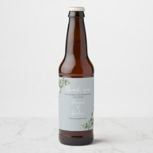 Étiquette Pour Bouteilles De Bière Eucalyptus moderne
