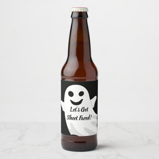 Étiquette Pour Bouteilles De Bière Faisons face à la feuille ! (Devant)