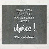 Étiquette Pour Bouteilles De Bière Faisons semblant - Proposition amusante d'une serv (Étiquettes simples)