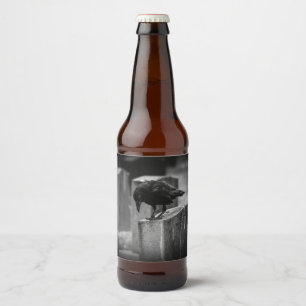 Étiquette Pour Bouteilles De Bière Falln Cemetery Crow