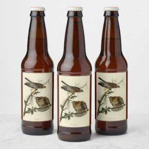 Étiquette Pour Bouteilles De Bière Faucon à épaulettes - Audubon's Birds of America