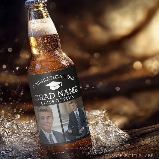 Étiquette Pour Bouteilles De Bière Félicitations Diplômés Photos