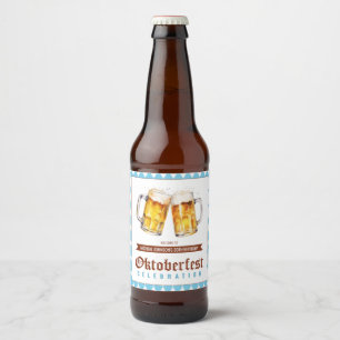 Étiquette Pour Bouteilles De Bière Fête de la bière Oktoberfest fête d'anniversaire