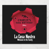 Étiquette Pour Bouteilles De Bière Fête du homard (Étiquettes simples)