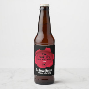 Étiquette Pour Bouteilles De Bière Fête du homard