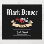 Étiquette Pour Bouteilles De Bière Fini par la phase terminale - Conception de devis  (Étiquettes simples)