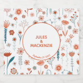 Étiquette Pour Bouteilles De Bière Flore moderne simple (Étiquettes simples)