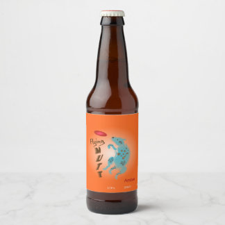 Étiquette Pour Bouteilles De Bière Flying Mutt, nom et style