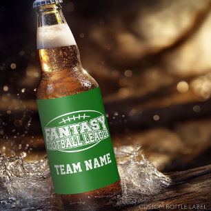 Étiquette Pour Bouteilles De Bière Football d'Imaginaire - Drôle Sport cadeau