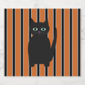 Étiquette Pour Bouteilles De Bière Fun and Fun Halloween Chats noirs (Étiquettes simples)