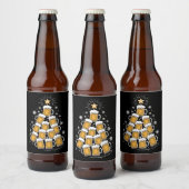 Étiquette Pour Bouteilles De Bière Funny Beer Christmas Tree Holiday Drinking (Bouteilles)