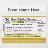 Étiquette Pour Bouteilles De Bière Funny RX Bière Étiquette (Étiquettes simples)