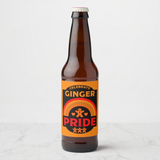 Étiquette Pour Bouteilles De Bière Ginger Haired Pride (Devant)