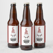 Étiquette Pour Bouteilles De Bière Gnome Brew Holiday (Bouteilles)