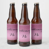 Étiquette Pour Bouteilles De Bière Gradier rose (Bouteilles)