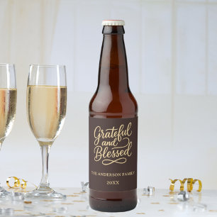 Étiquette Pour Bouteilles De Bière Gratuit Blesses Bister Thanksgiving Diner Party
