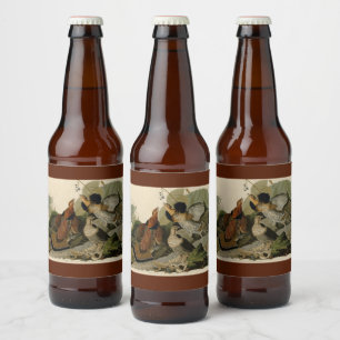 Étiquette Pour Bouteilles De Bière Grouse rouffé - d'Audubon's Birds of America